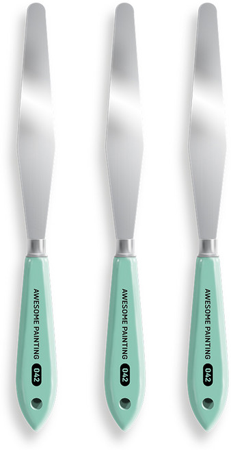 어썸페인팅 팔레트 나이프, 3개