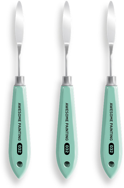 어썸페인팅 나이프 하드형, 3개