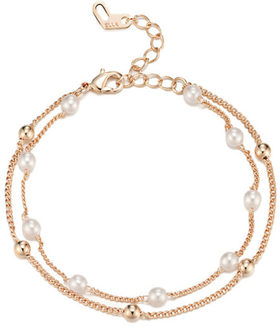 Elle Accessories 女性珍珠圓珠手鍊 ELBRBB061