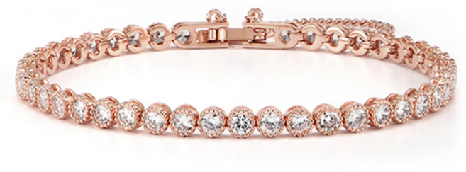 Elle Accessories 女款經典網球手鍊 ELBRBB085