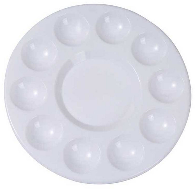 코히모 미술용 원형 팔레트 4W230, 12개, 10칸