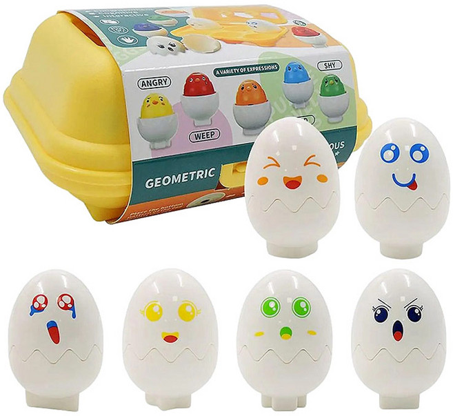 조이키즈 뾱뾱 소리나는 스마트 달걀 모양맞추기, 병아리, 1개