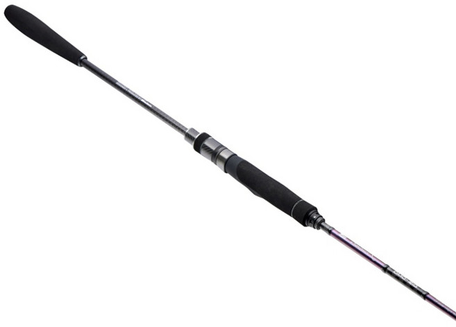 Abu Garcia Egisys X Omori Rig 軟絲釣竿 紡車式 592MS, 黑色 + 極光