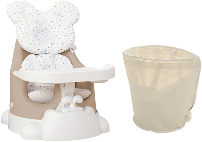 젤리맘 무나부스터체어 젤리 6종 가방 세트, 앰버베이지(의자), 꼬미 가든(필로우), 1세트