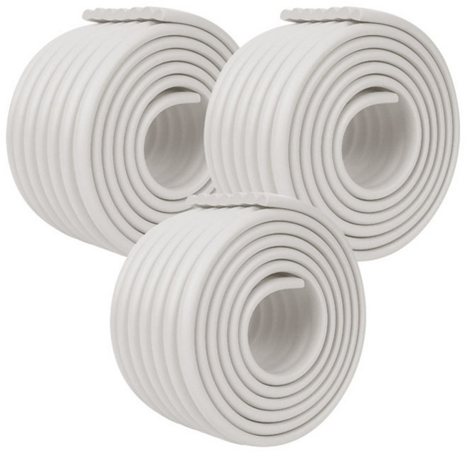 아이끌레 모서리 보호대 W형, 화이트, 3개