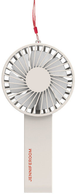 제니퍼룸 핸디스톰 미니 휴대용 손 선풍기, JR-FH0241COM, 오트밀