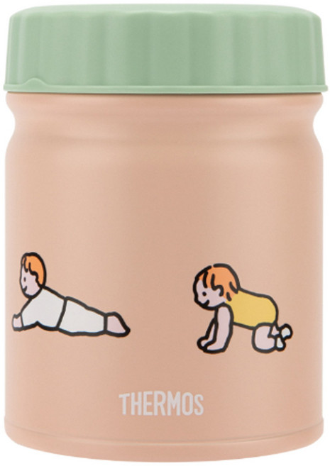 써모스 제로퍼제로 보온보냉 푸드컨테이너 JBT-300KC-ZPZ, 베베, 300ml, 1개