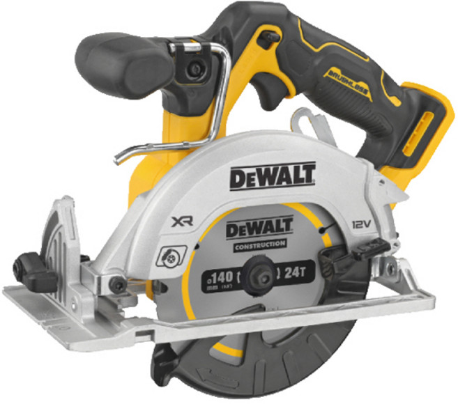 DEWALT 得偉 DeWalt 12V MAX 無刷 140mm 圓鋸裸工具 + 套件盒組 DCS512NT-KR, 1組