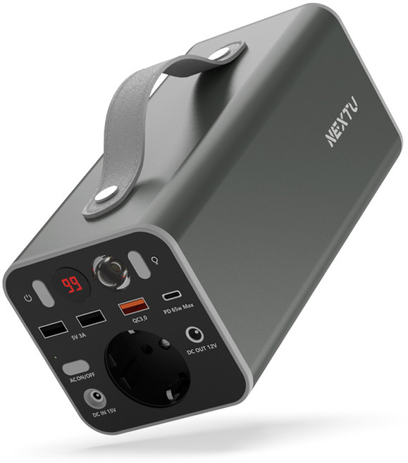 넥스트유 여행용 대용량 멀티 충전기 220V 42000mAh 408PB-UPS, 1개