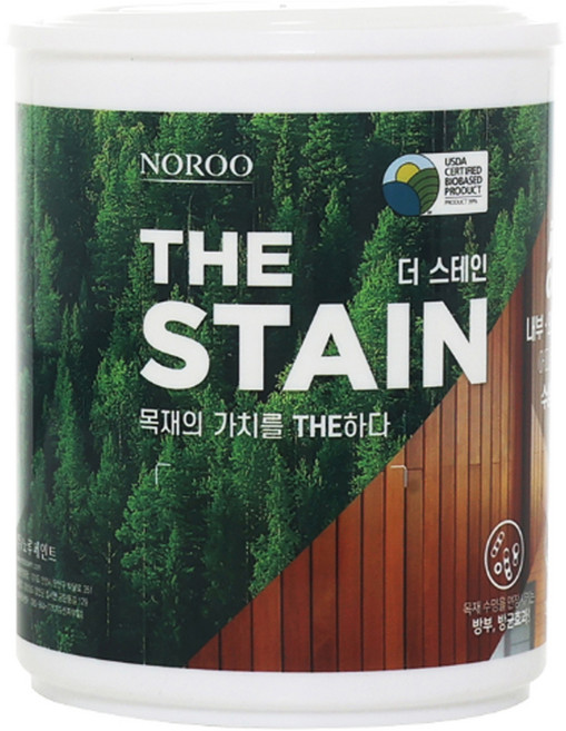 노루페인트 더 스테인 3.5L, 초코브라운, 1개