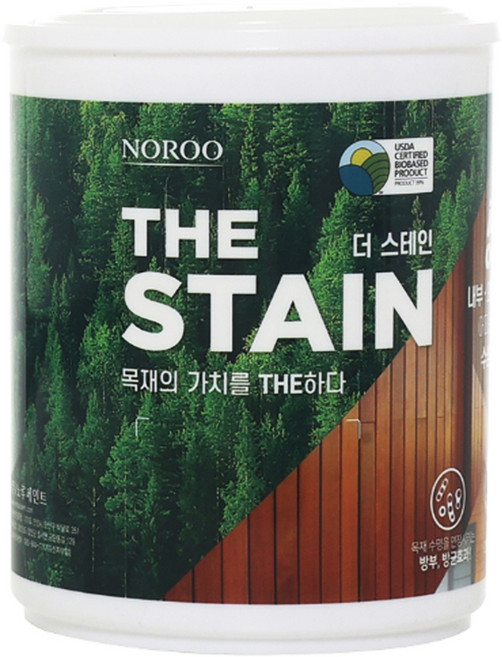 노루페인트 더 스테인, 모카, 3.5L, 1개