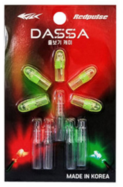 레드펄스 크로켓 다싸 줄보미 캐미, 그린, 1개