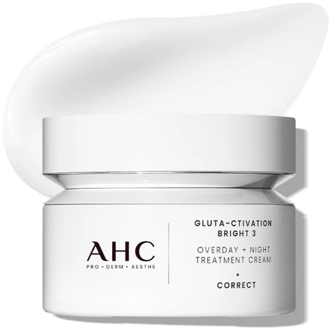 AHC 글루타 액티베이션 브라이트 3 오버데이 나이트 트리트먼트 크림, 50ml, 1개 - 쿠팡