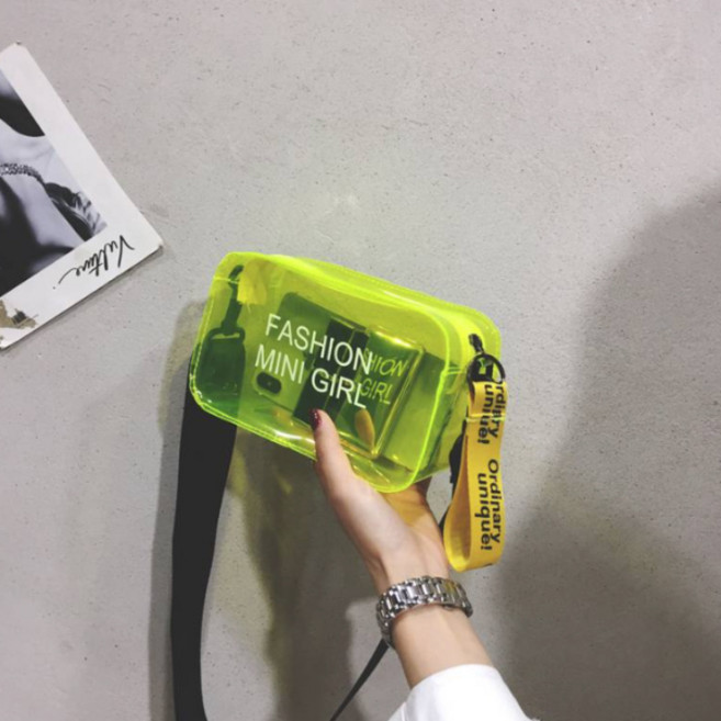 엘쏘 클리어 젤리 투명 크로스백