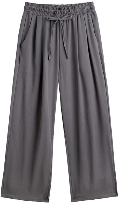 남성용 통기성 잉가 린넨 와이드 팬츠 P3038