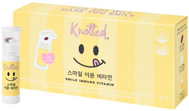 노티드 스마일 이뮨 비타민, 7회분, 1개