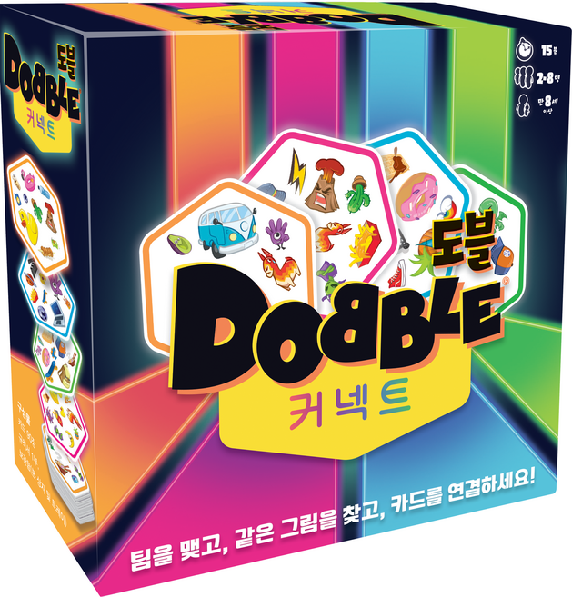 도블 커넥트 보드게임, 혼합색상, 1개