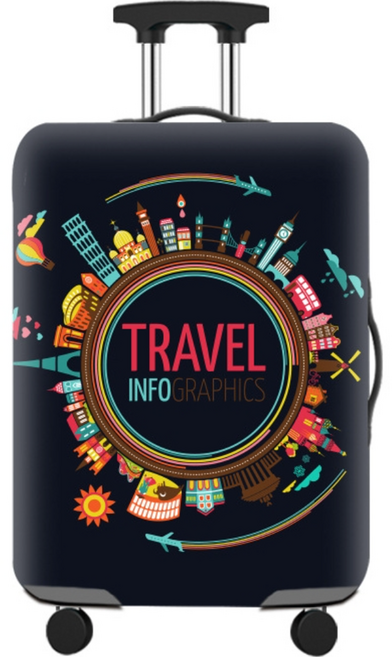 트립킹 고급 스판 캐리어 보호 방수 커버