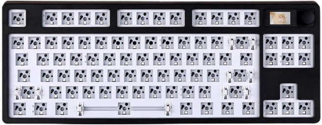 몬스타기어 키보드 DIY 키트, 블랙, 닌자84PRO RGB