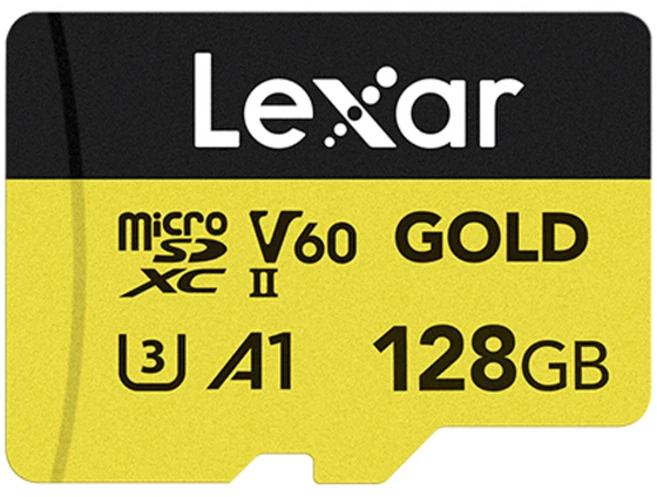 렉사 V60 4K 고프로 DJI UHS-II 매빅 드론 액션캠 전용 마이크로SD 메모리카드 GOLD LMSGOLD128G-BNNNG, 128GB, 1개 - 쿠팡