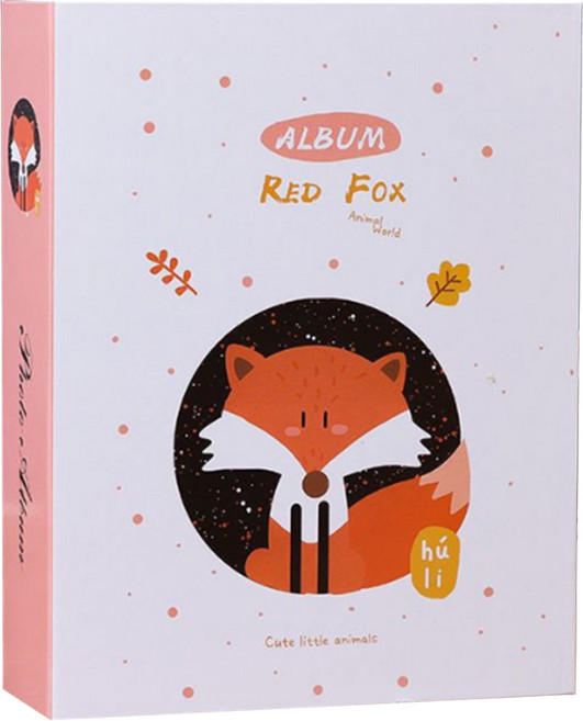 알로데 행복한 추억을 담은 삽입형 사진 앨범 15.5 x 20 cm, 02 행복한여우, 50매
