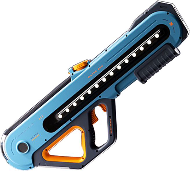 워터파크 성인 전동물총, 블루, 1개