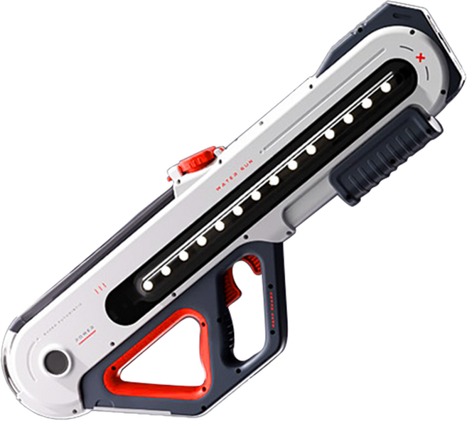 워터파크 성인 전동물총, 화이트, 1개