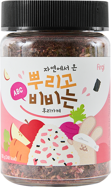 퍼기 자연에서 온 뿌리고 비비는 후리가케, ABC, 100g, 1개
