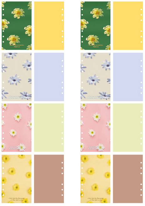 루카랩 아카이브 6공 리필속지 스프링 판타지 세트, 2세트