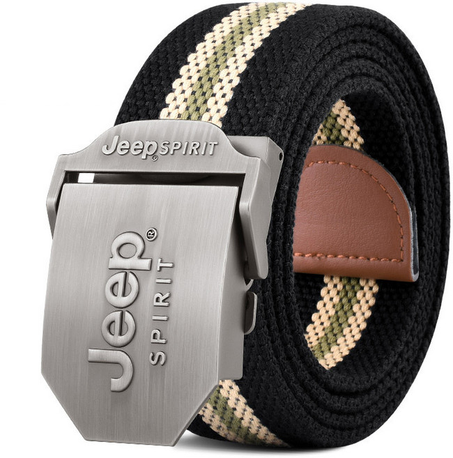 지프스피릿 캐주얼 스포츠 웨빙 벨트 BT0498 + 지프전용 케이스 세트