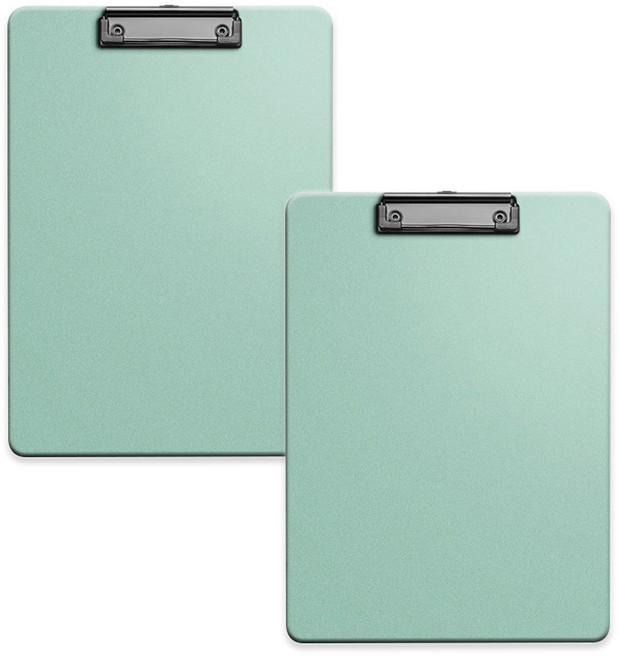 코히모 A4 PP재질 클립보드 3mm 3W321, 2개, 민트