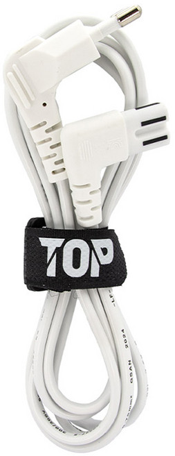 솔탑 국산 AC 8자 양쪽 꺾임 코드 전원 플러그 파워케이블 화이트 SOLTOP-1842, 1개, 5m