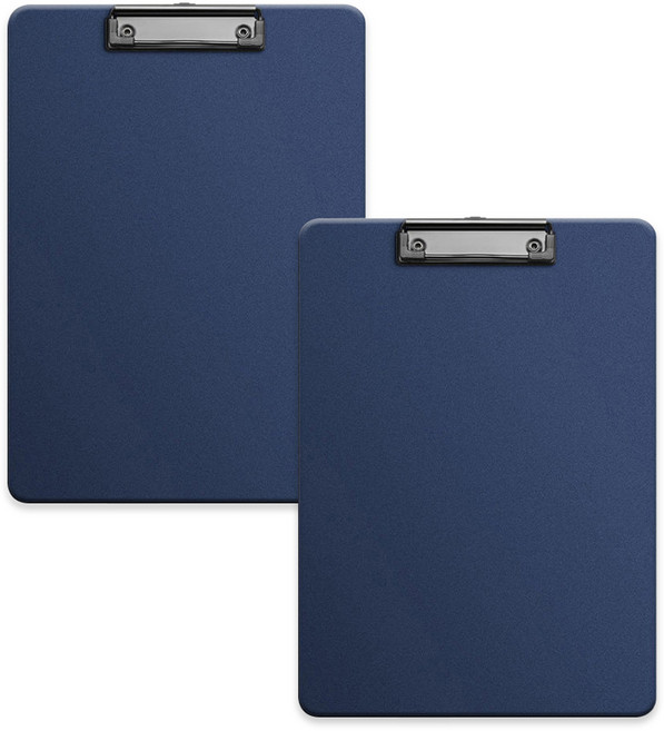 코히모 A4 PP재질 클립보드 3mm 3W321, 2개, 네이비