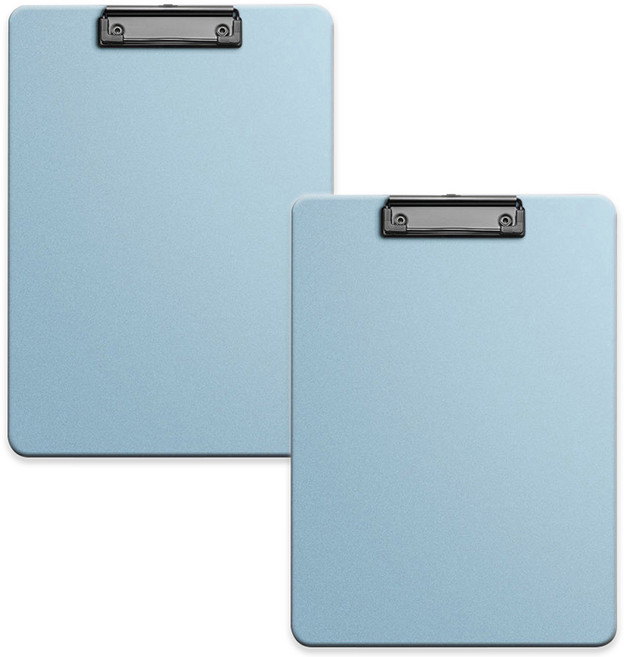 코히모 A4 PP재질 클립보드 3mm 3W321, 2개, 스카이블루