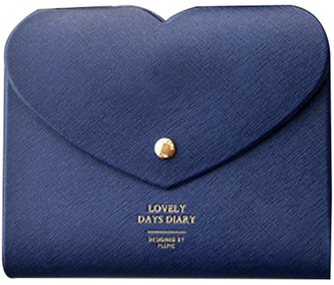플레픽 러블리 데이즈 만년 다이어리, 네이비 블루, 1개