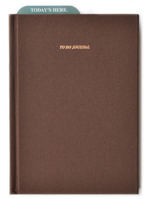 플레픽 데일리 투두 저널 만년 다이어리, 브라운, 1개