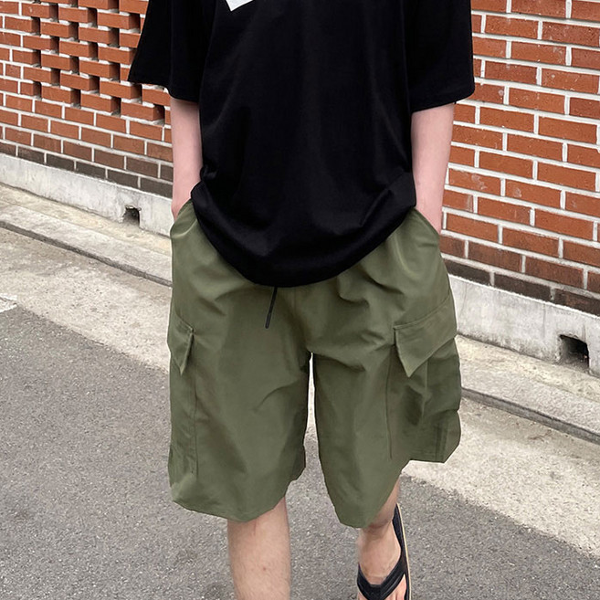 남성용 립스탑 카고 반바지 P3036
