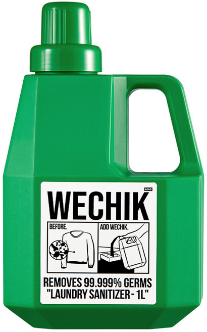 위칙 소독 섬유유연제 본품, 1개, 1L