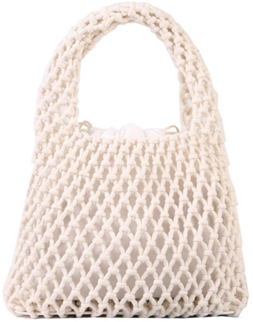 뷰레이터닷컴 니팅 매쉬 미니백 파우치 세트