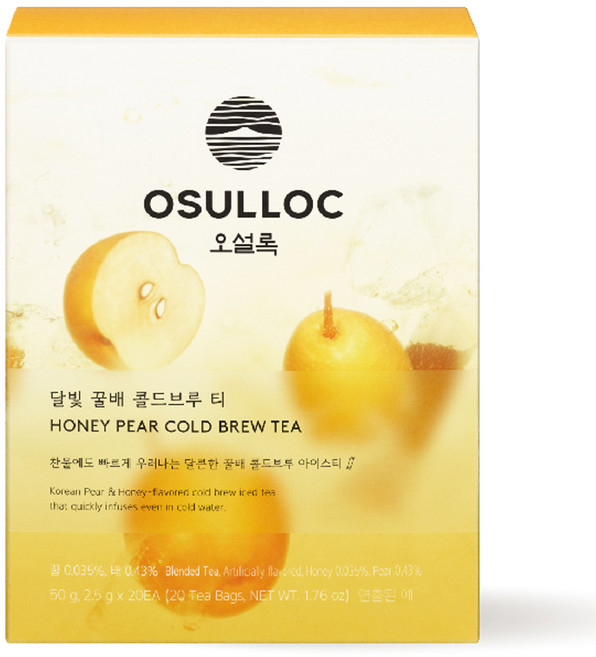 오설록 달빛 꿀배 콜드브루 티, 2.5g, 20개입, 1개