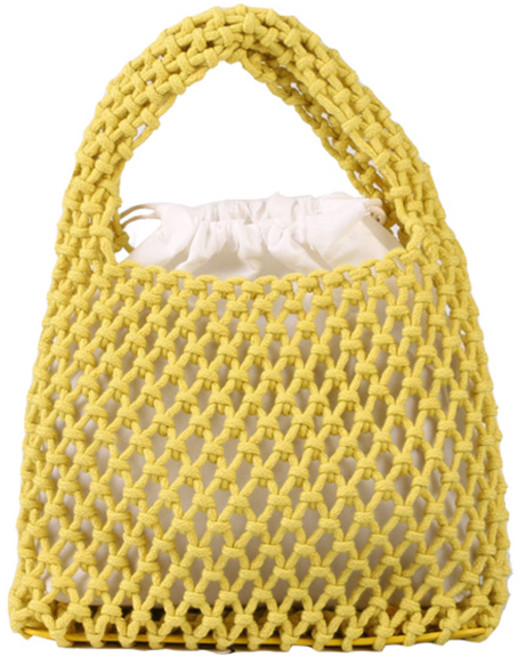 뷰레이터닷컴 니팅 매쉬 미니백 파우치 세트