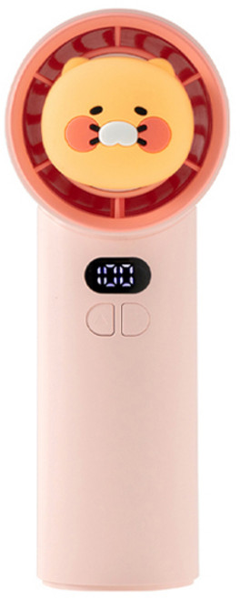 더블유아이 카카오프렌즈 Z터보 핸디 선풍기, 핑크춘식이