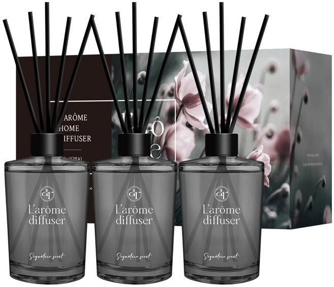 더허브샵 라홈 디퓨저, 아카시아모링가, 510ml, 3개