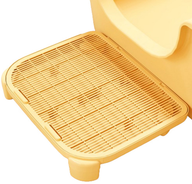 랜보어 고양이 사막화 방지 발판, 옐로우, 1개