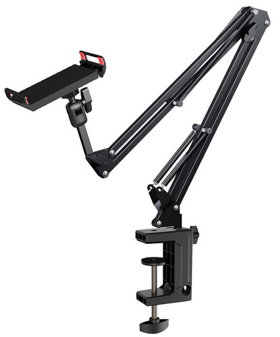 아크로 휴대폰 각도조절 자바라 거치대 FC01, 블랙, 1개