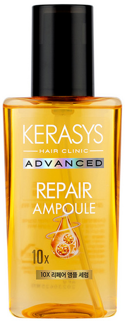 KERASYS 金緻安瓶修護精華髮油 高濃度角蛋白 10種蛋白質 5種植物萃取, 80ml, 1瓶