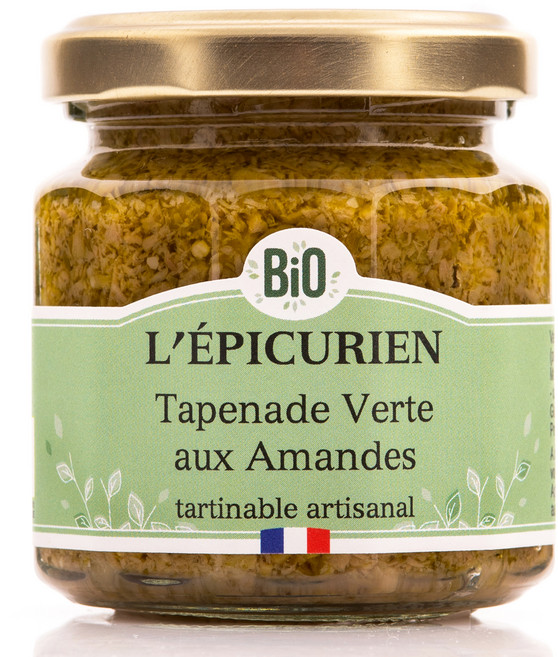 레피큐리앙 유기농 그린올리브 타프나드 스프레드, 100g, 1개