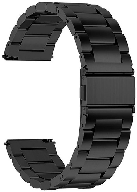 젤센 프리미엄 메탈 스마트워치 스트랩 + 스트랩 조절기 세트, 블랙(스트랩)