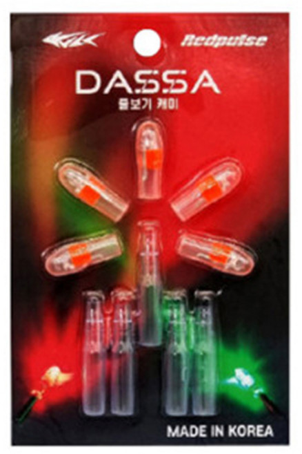 레드펄스 크로켓 다싸 줄보기 캐미, 레드, 1개