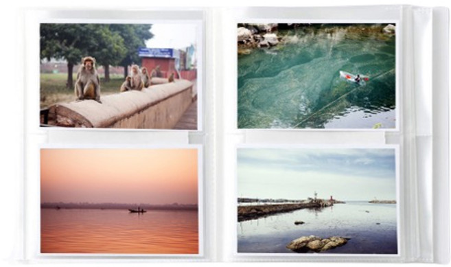 문구백서 무지 포토앨범 5x7, 화이트, 40매